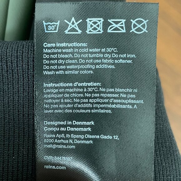 Rains Waterproof 100% Poly Gloves Green & Blk Touch Screen Compatible Unisex M/L - Picture 8 of 11